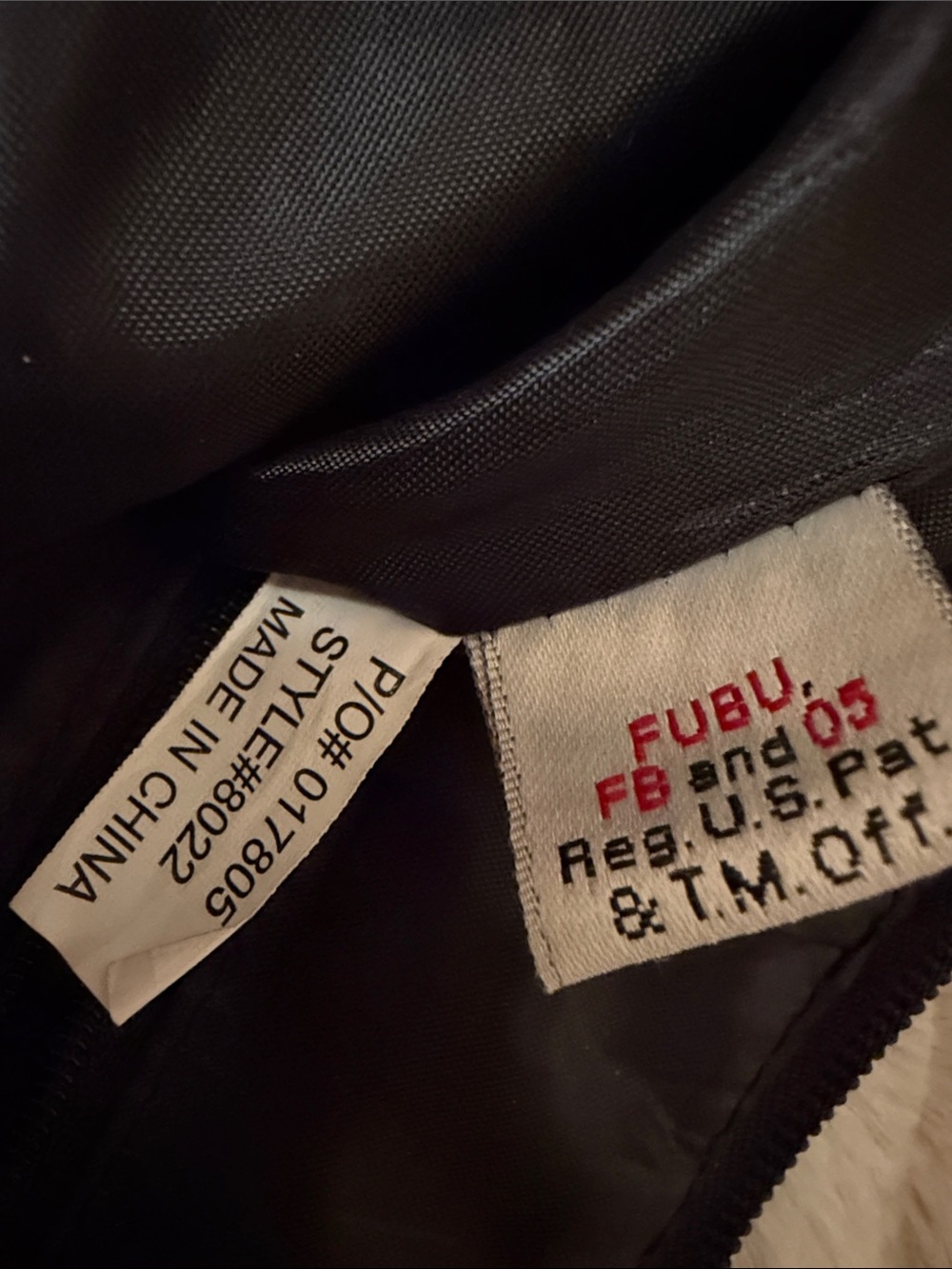 FUBU - The Collection Black Women’s Shoulder Bag - Classic Embossed Design - Picture 5 of 6